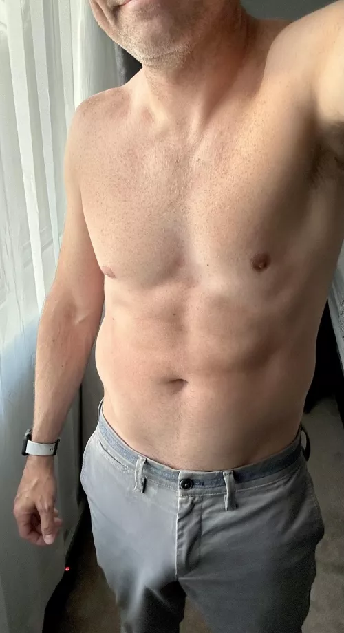 Just an older (m)an hoping you approve, and a tease if you look closer👀…should I show more?😏