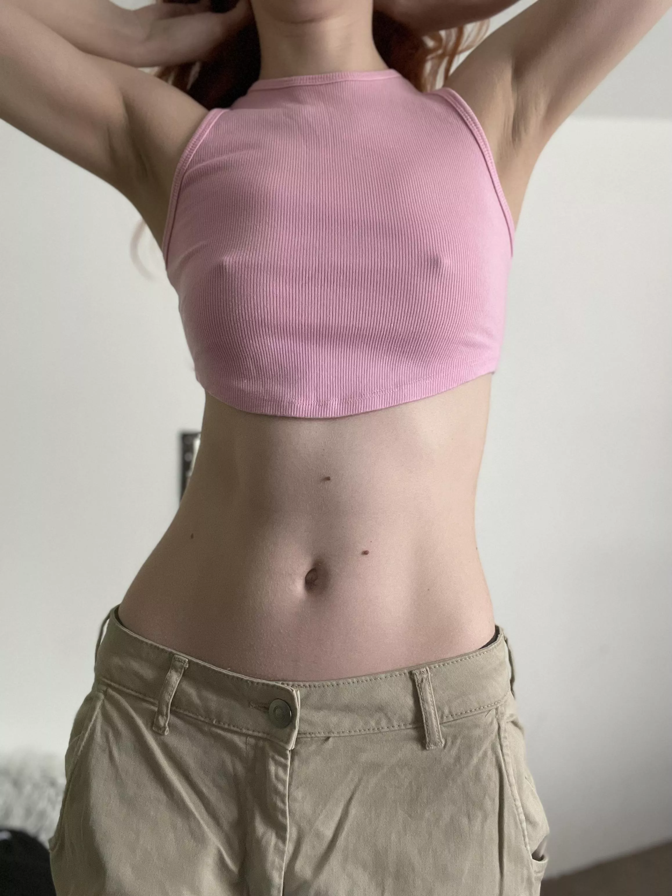 Lazy braless morning