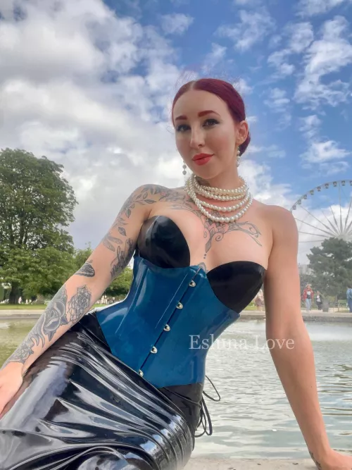 Making Paris unsafe in my latex outfit