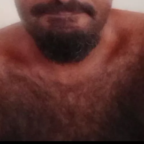 Overheating with chest hair sucks...