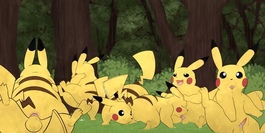 Pika breeding harem (lustfulaves) [mf]