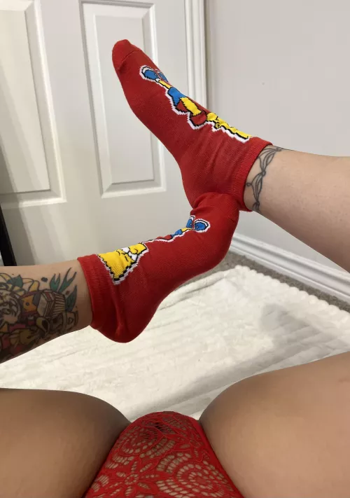 Red ankle socks [F]