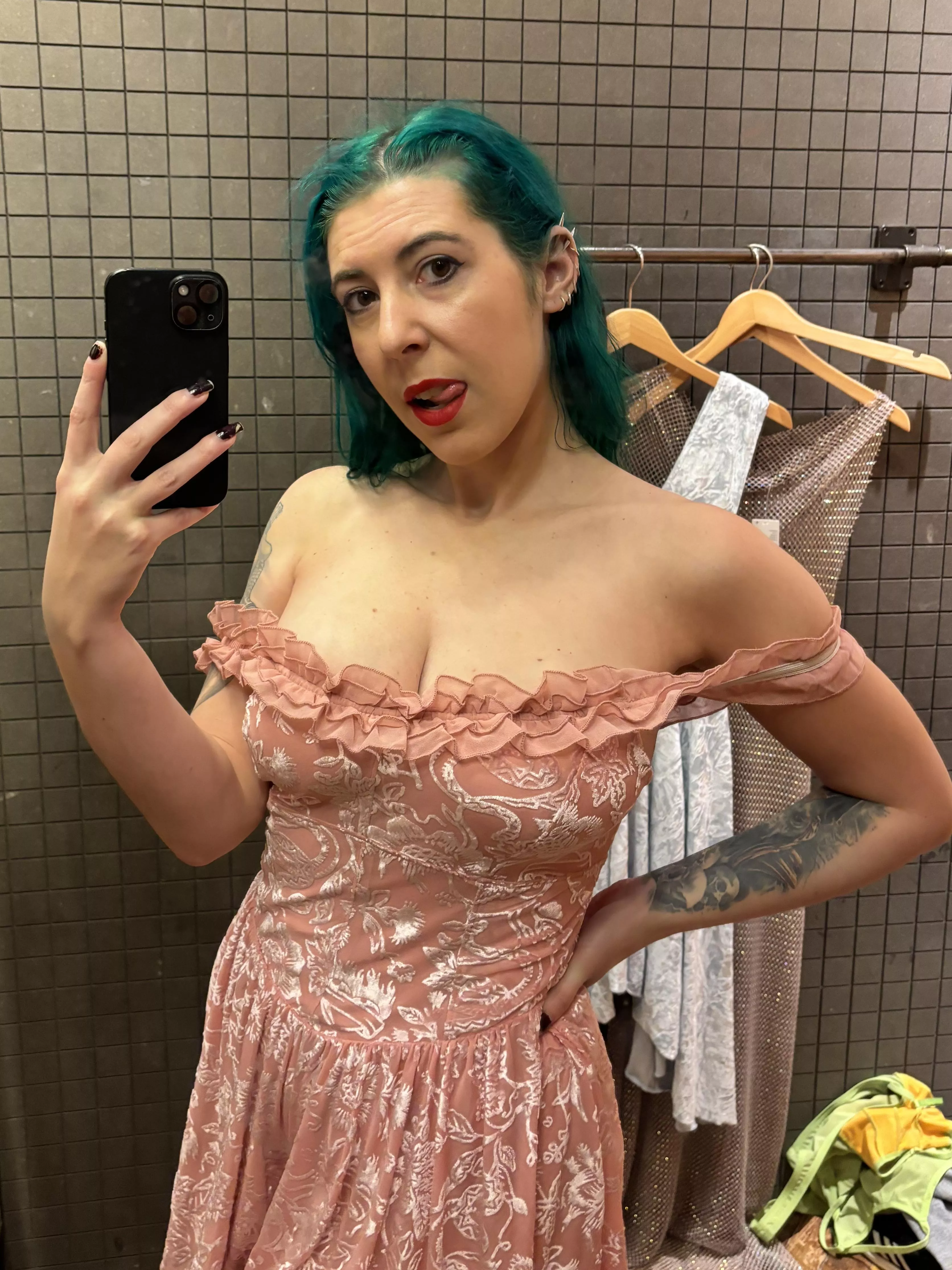 Sexy in the fitting room