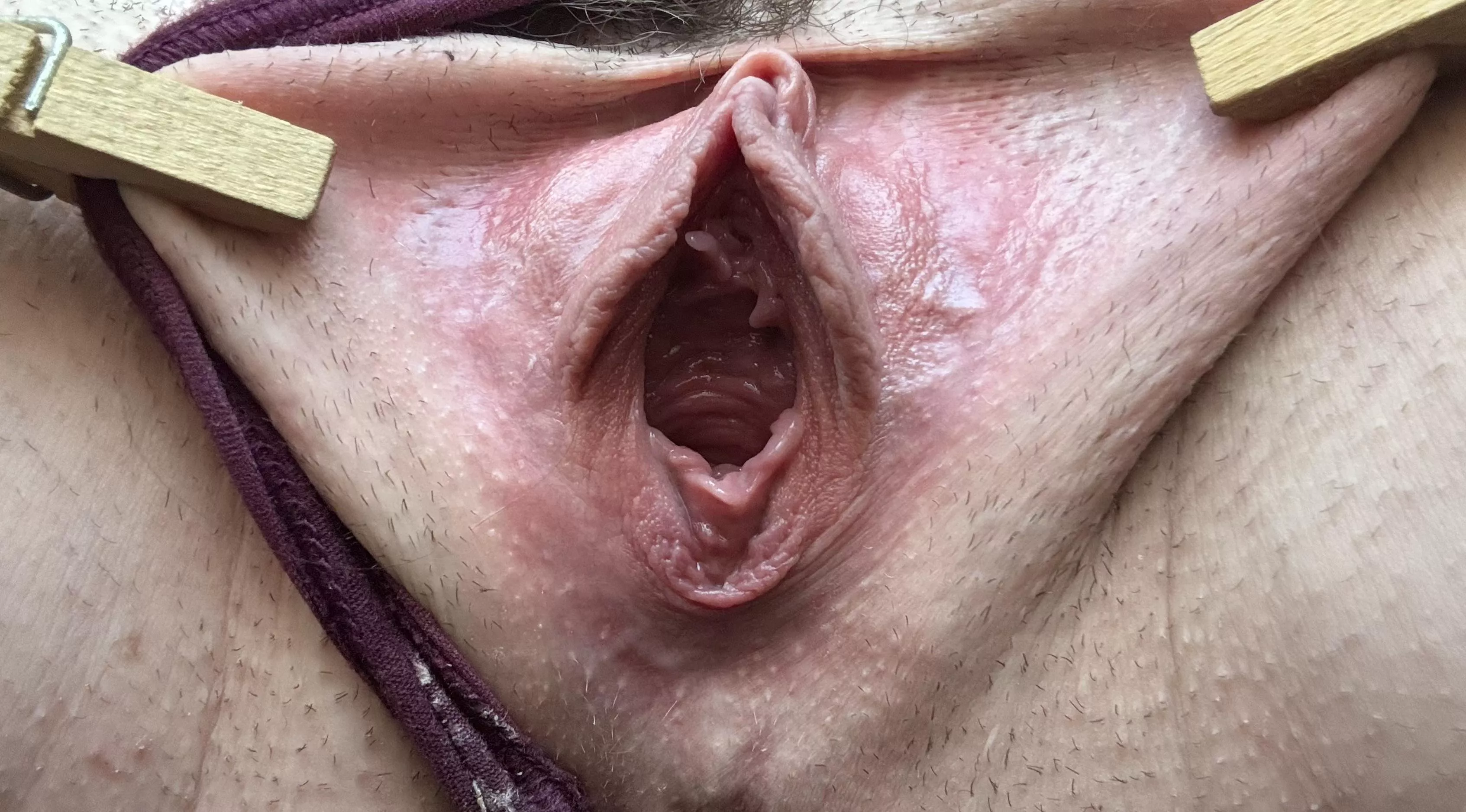 Spread with the panties