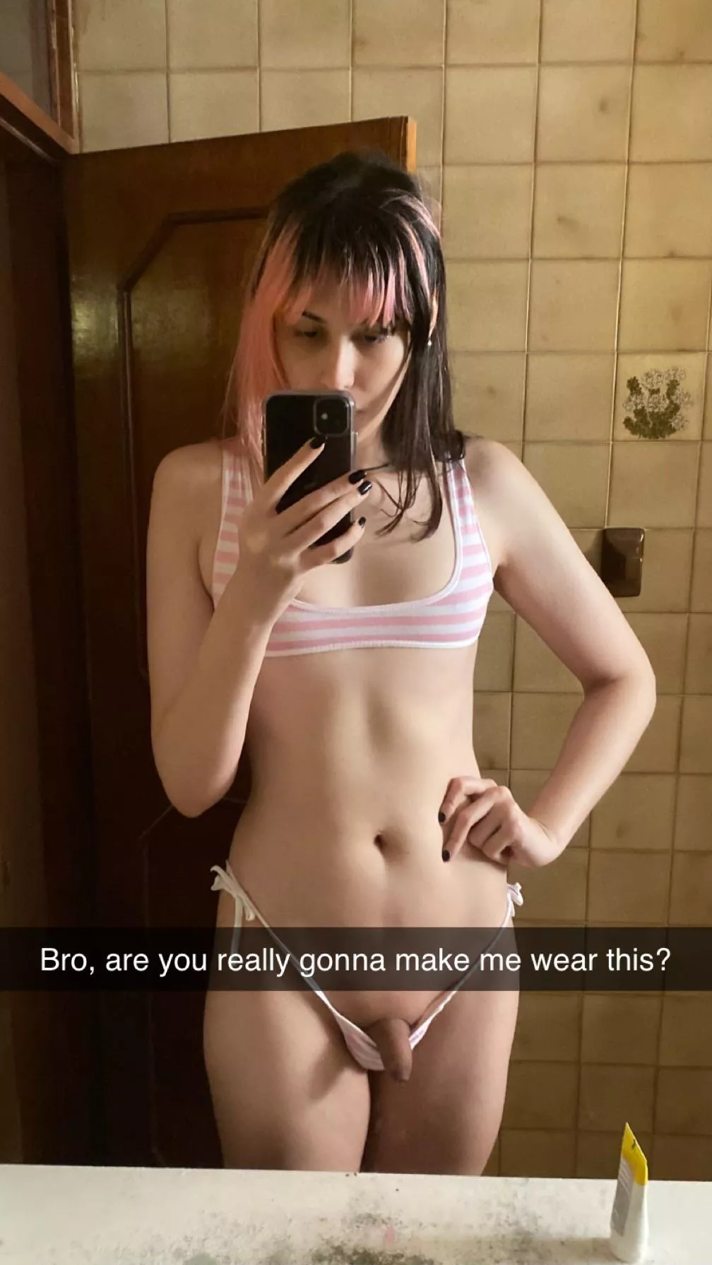 This is so humiliating… don’t jack off to me please! 😖💦