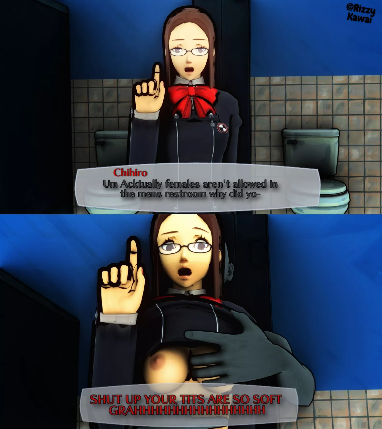 We need wayyy more chihiro hentai (@RizzyKawai)