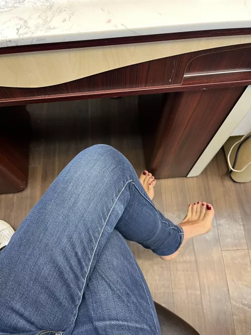 What do you think if you see me at work barefoot