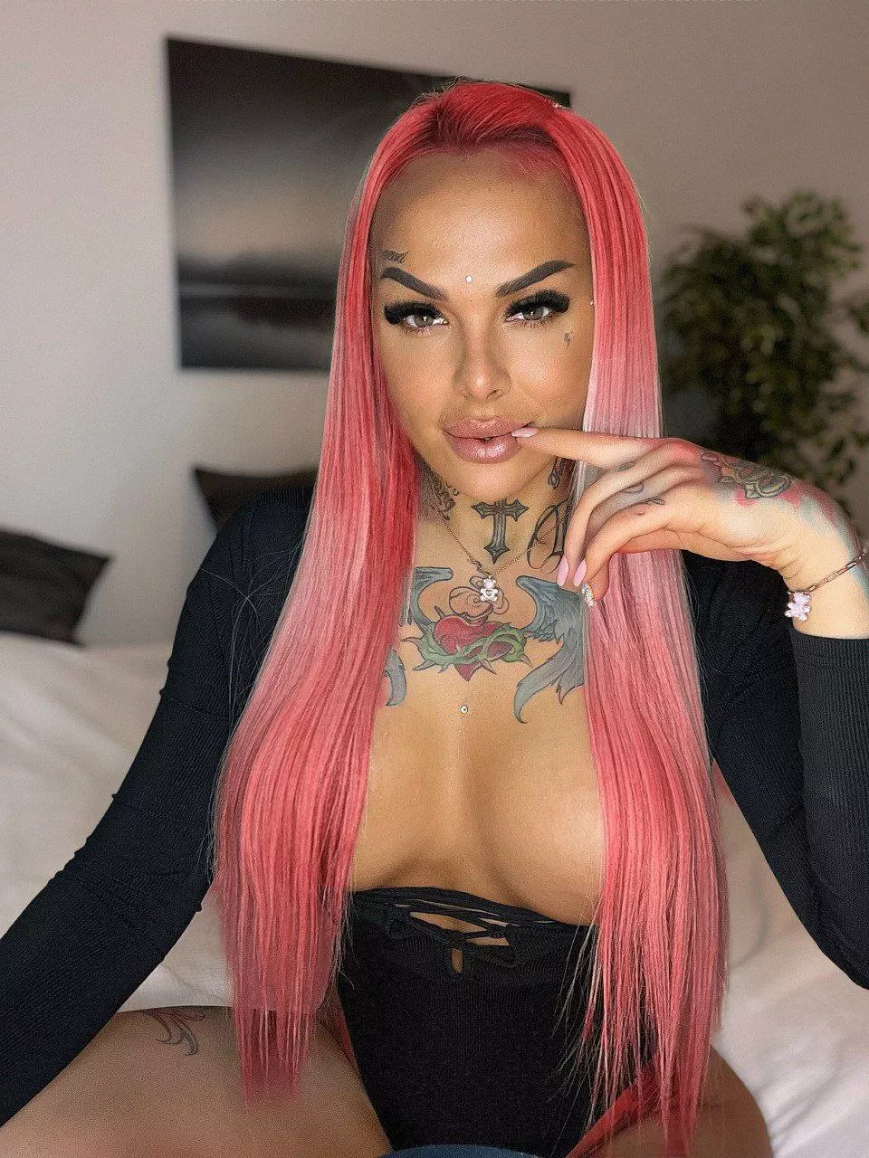 What's cuter, my tattoos or my hair?