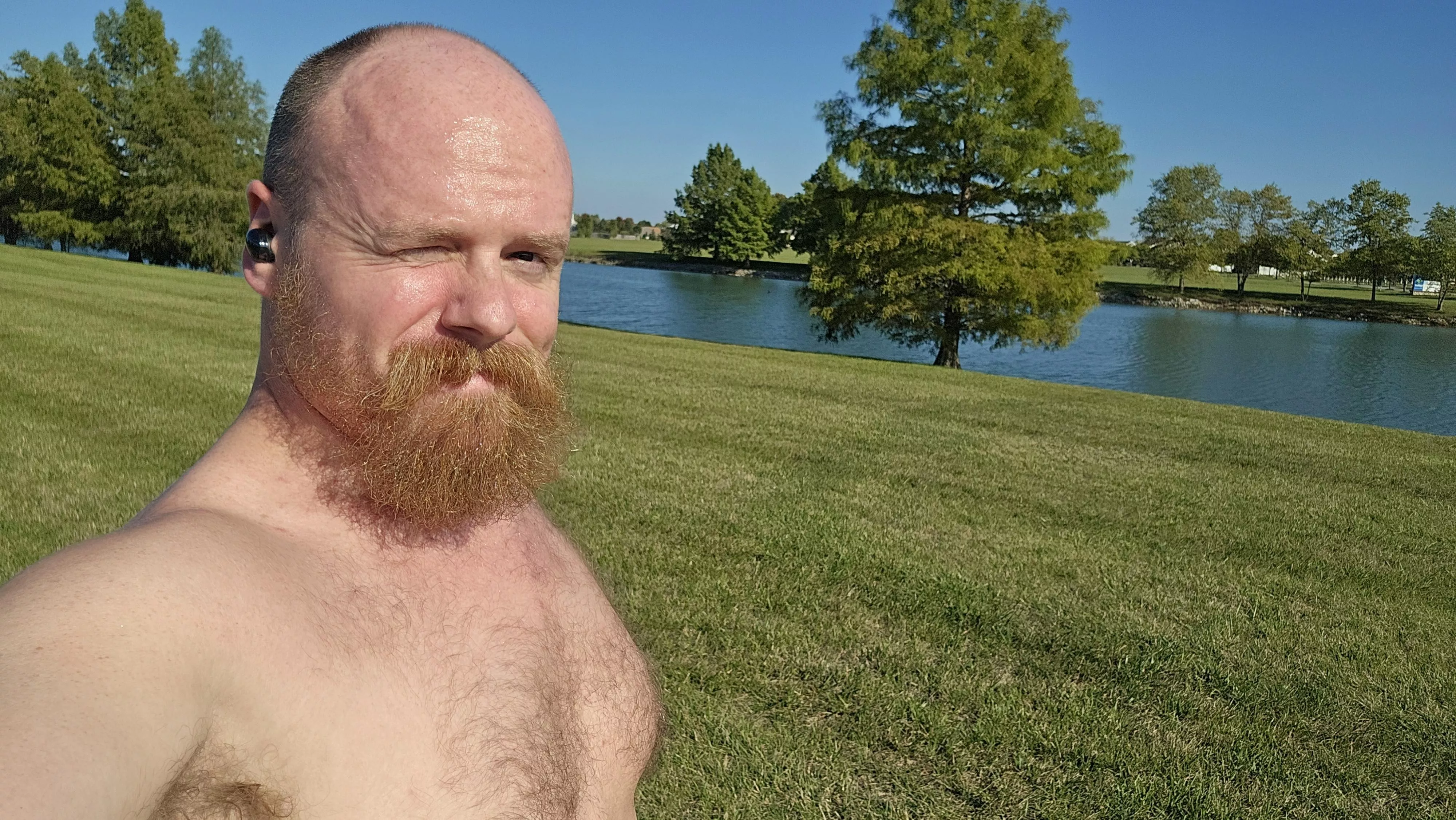 (38) I couldn't pass up great jog on the the last nice day we'll be having for a while.