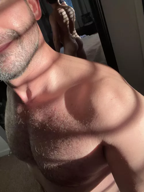 Blinds are open. You trying to sneak a peek?