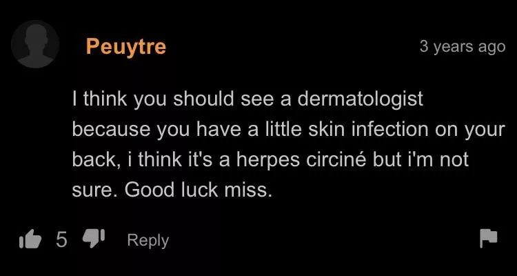 Hope she took his advice…