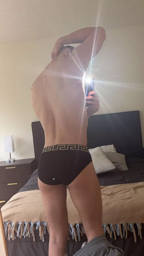 How does my butt look from behind?