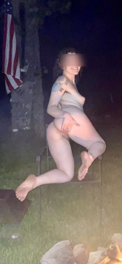 I got naked by the fire with a few of my friends and my husband, safe to say nobody minded :)
