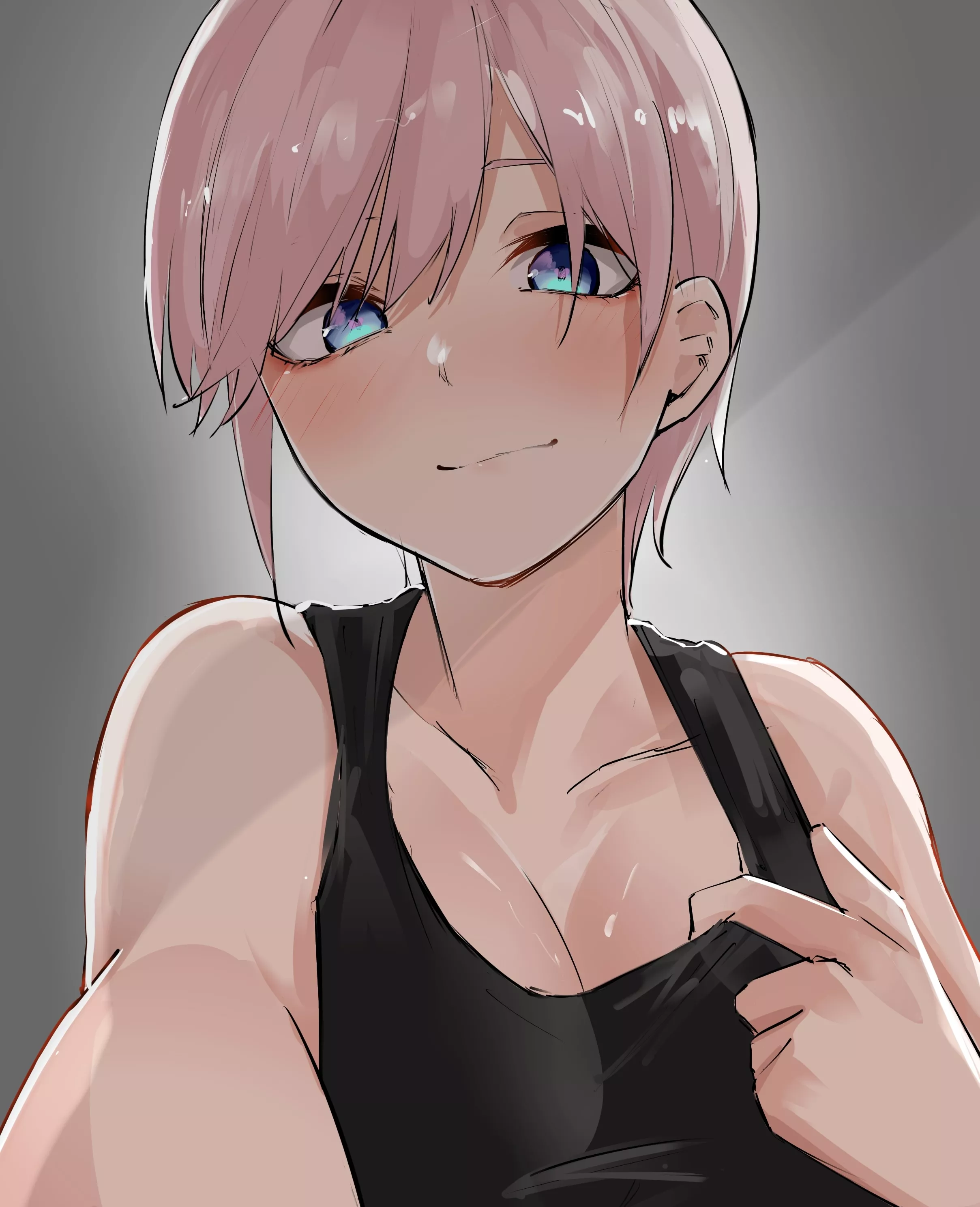 Ichika Teasing Her Breasts (Quintessential Quintuplets)