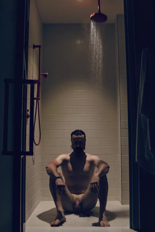 Let the water flow over you.