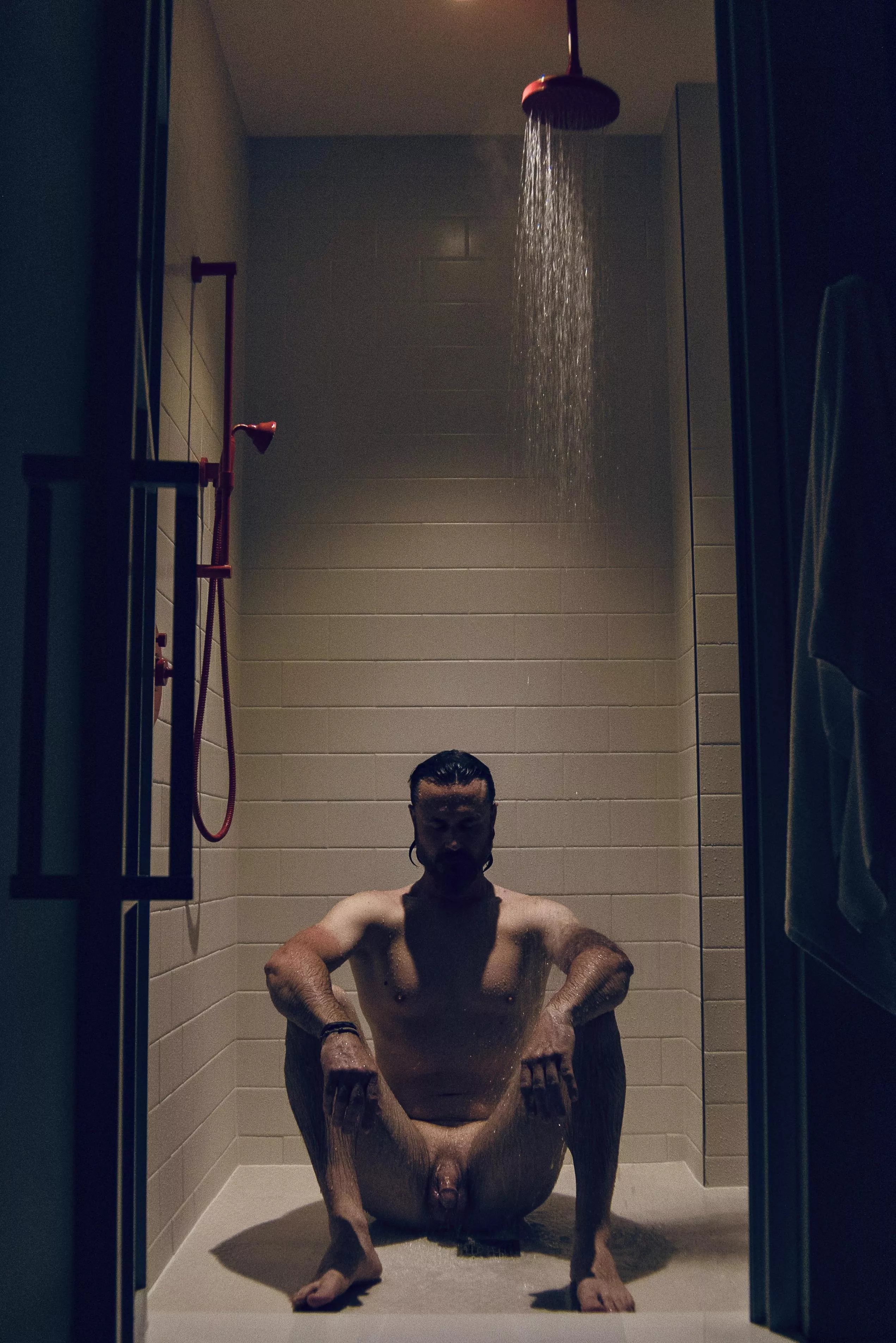 Let the water flow over you.