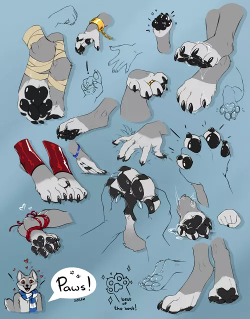 Paw doodles
