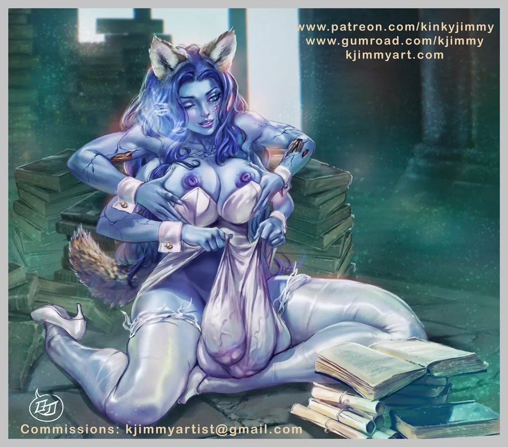 Ranni and her doublebulge (Artist:KinkyJimmy)