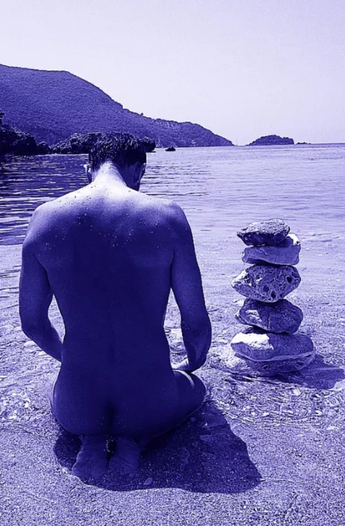 Relax and breathe at seaside