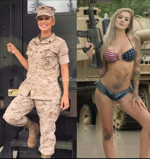 The combat barbie