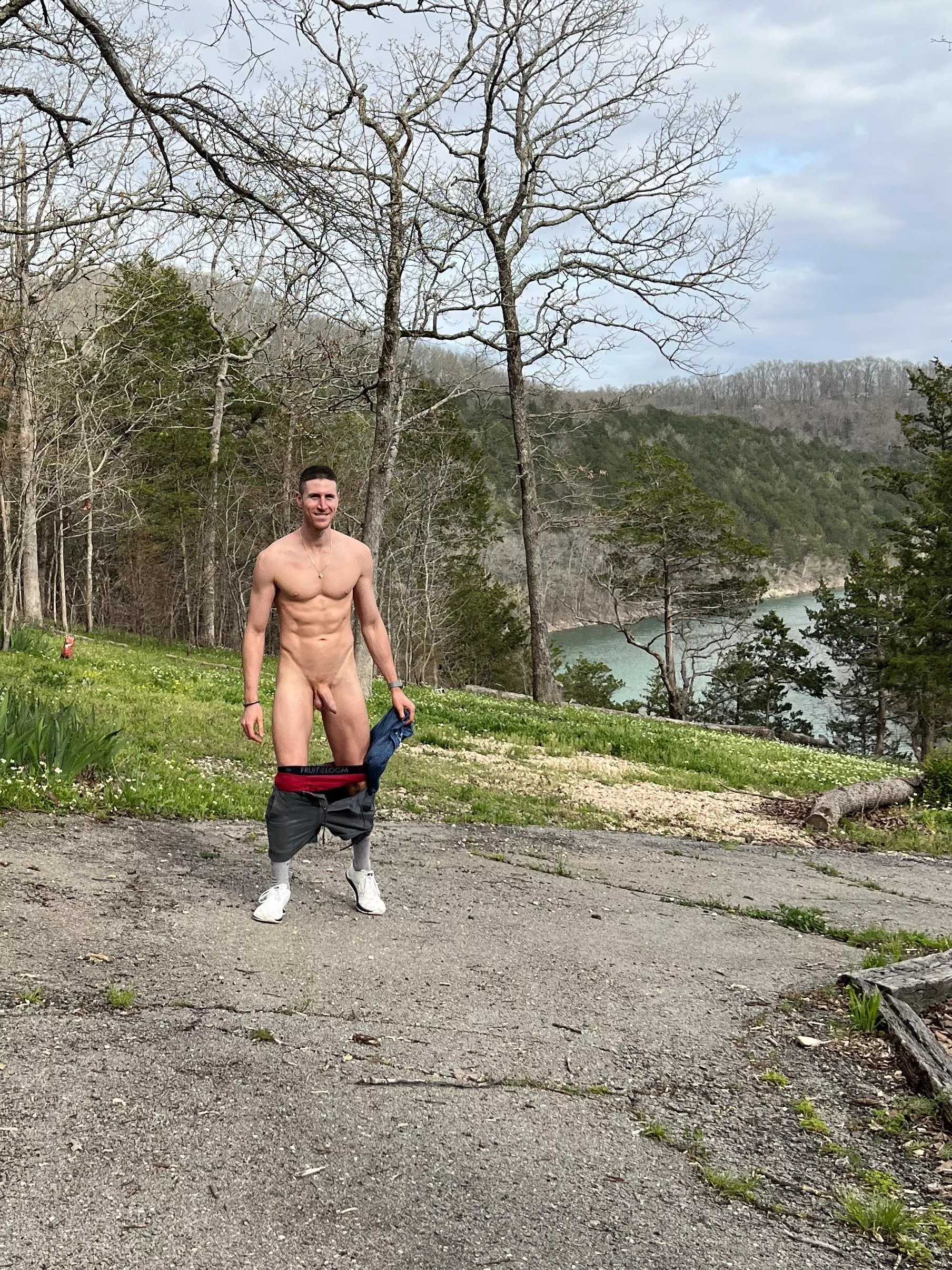 Went for a walk in the public trail