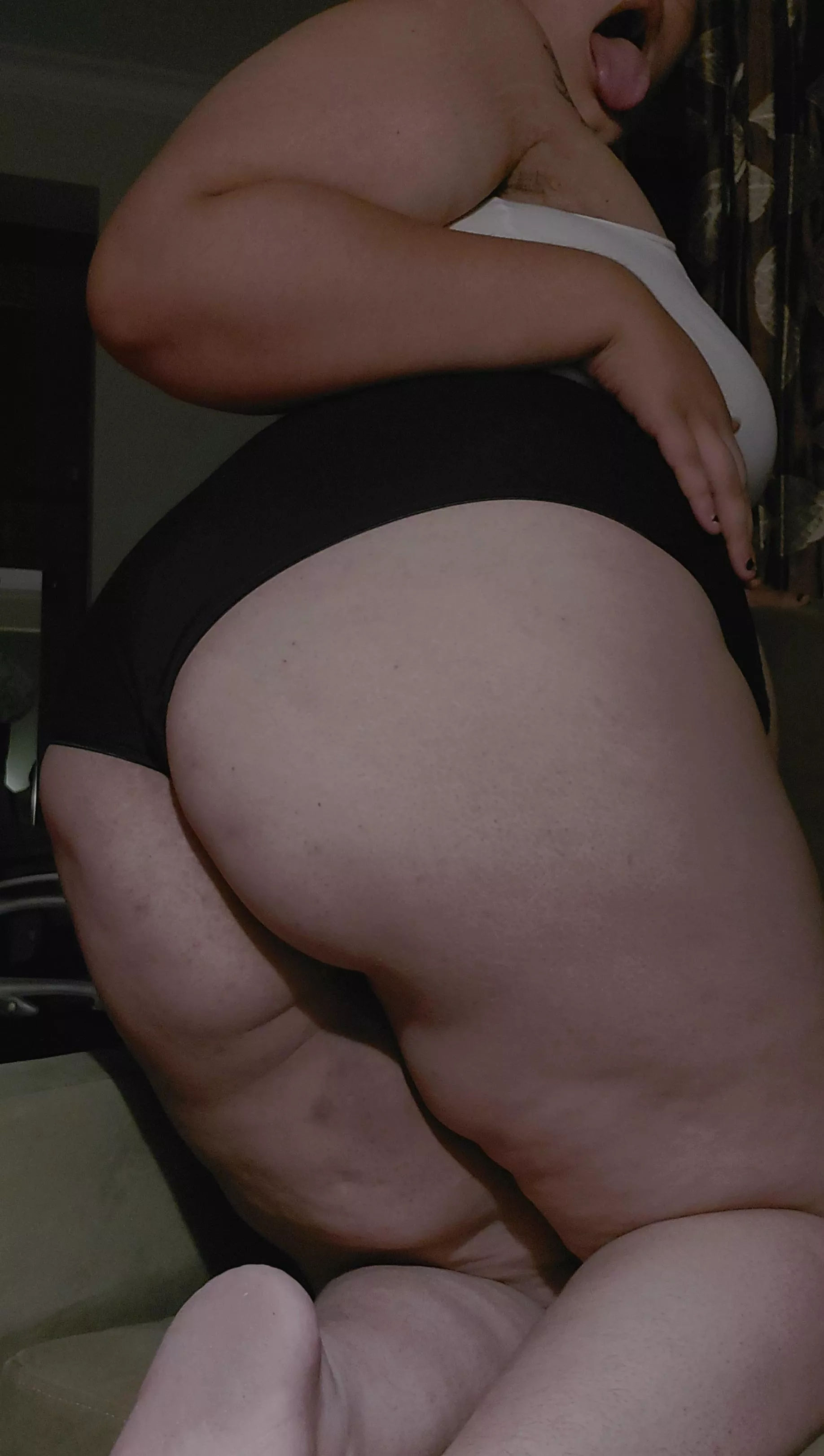 When was the last time your wife waited for you like this in the living room?