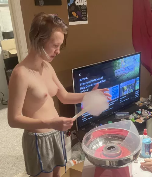 Yep. Just making some cotton candy