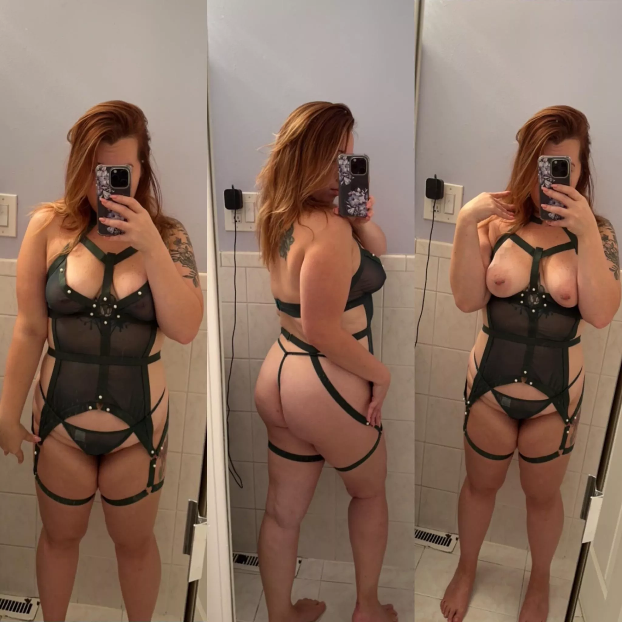 You can take it of(f) or just pull it to the side 🤗