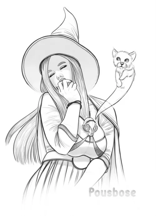A Witch and her familiar