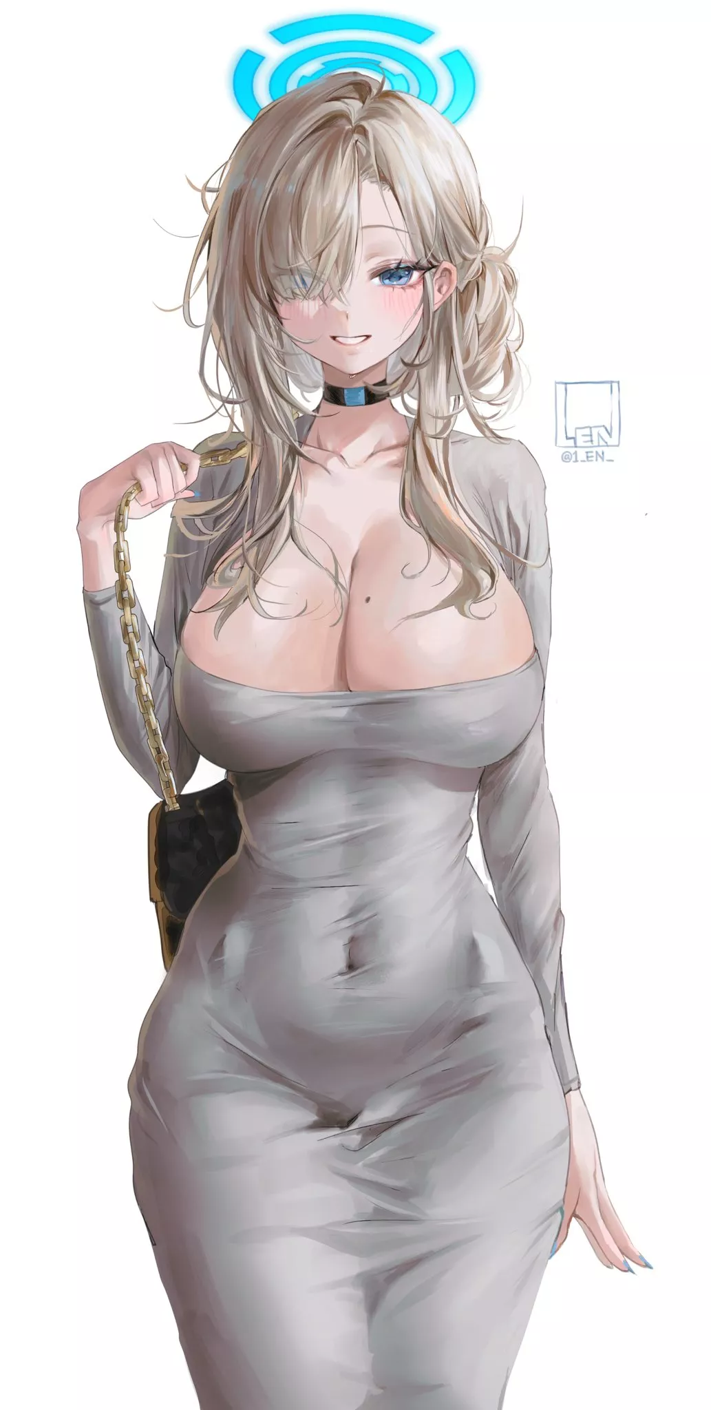 Asuna appealing in dongtan (LENI) [Blue Archive]