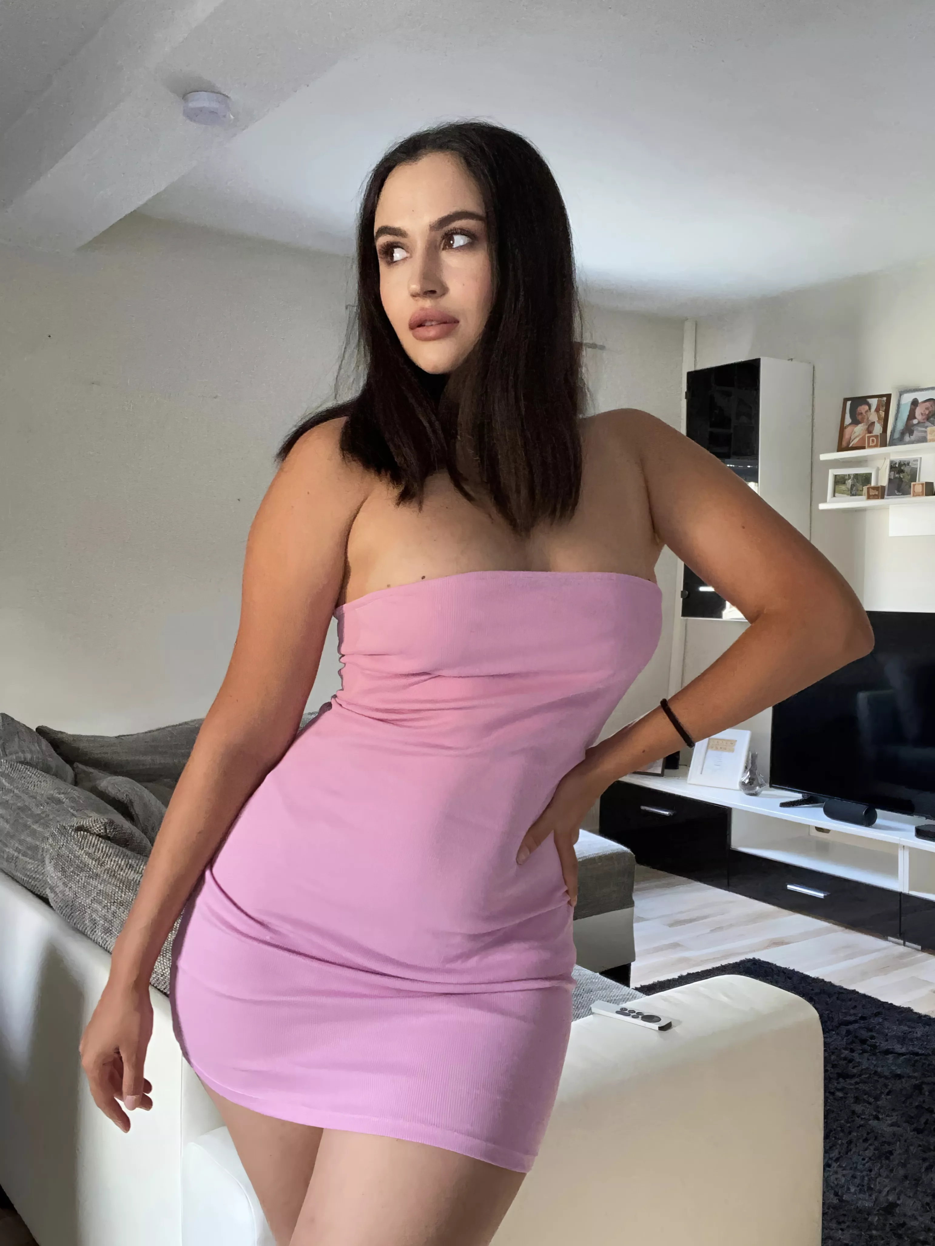 Daring you to resist my pink allure