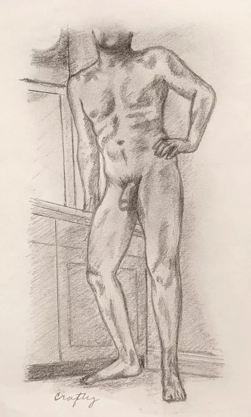 Graphite on bristol sketch of u/The_Artist_FKasNR