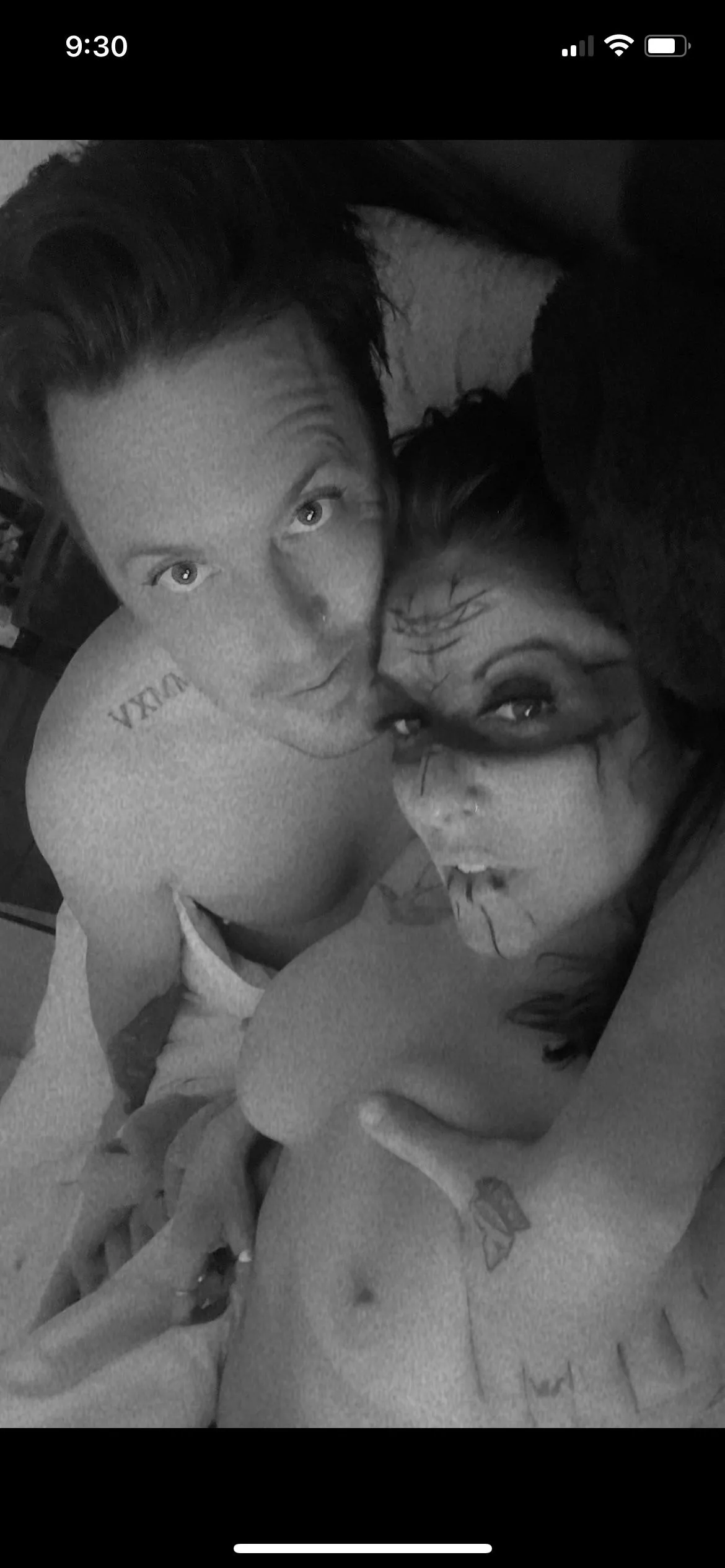 Halloween makeup role play with her! Want to join? It’s crazy time!