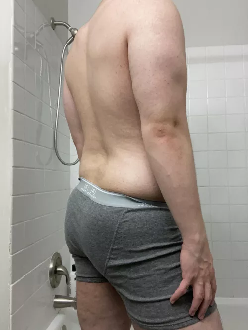 How’s my backside looking, bro?