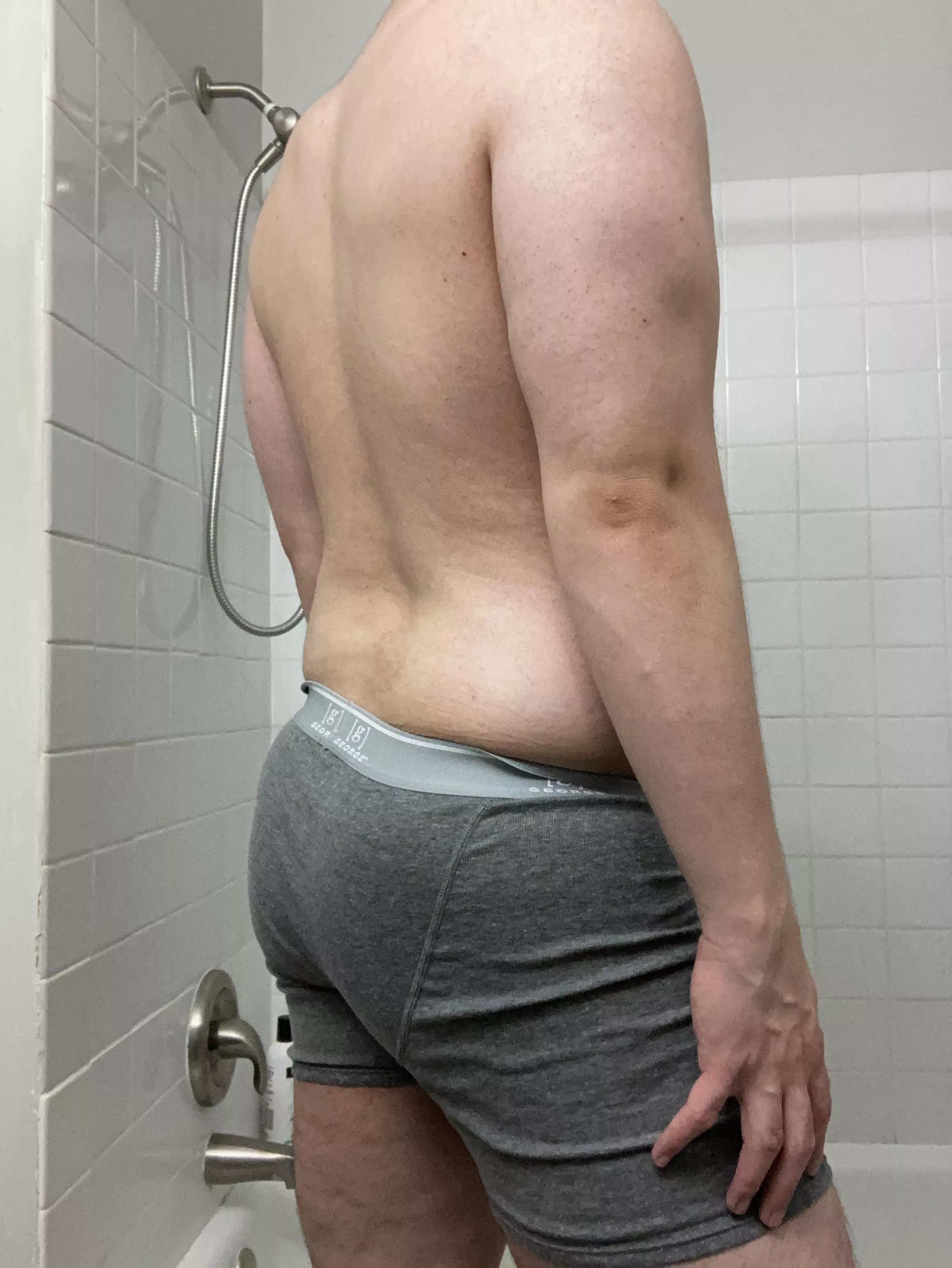 How’s my backside looking, bro?