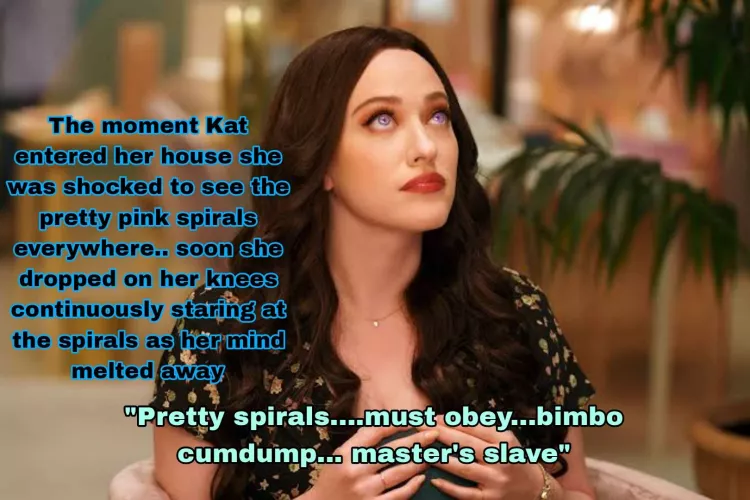 Kat Dennings loves to stare at Spirals