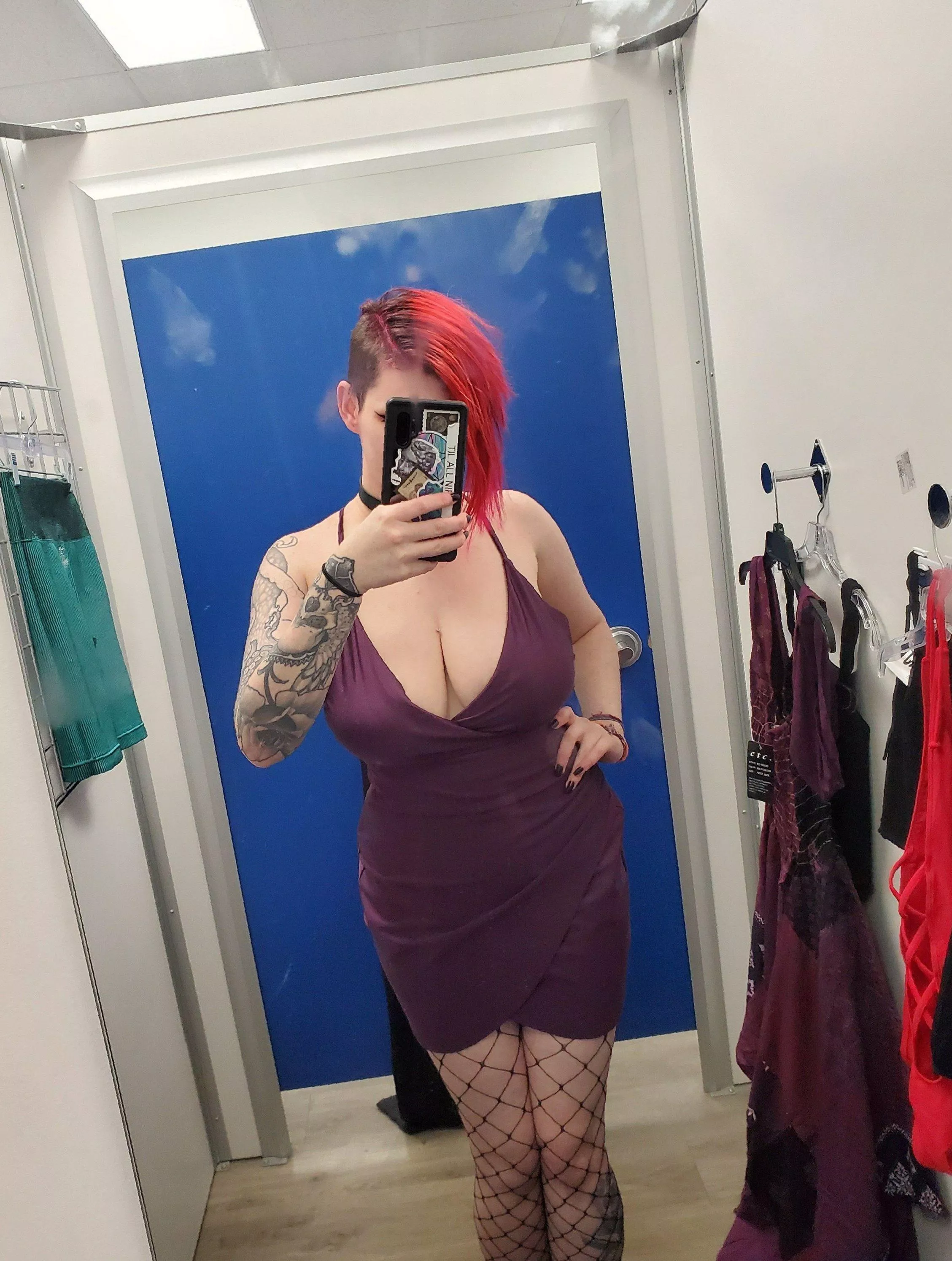 Maybe I should just go out like this tonight. What do you think