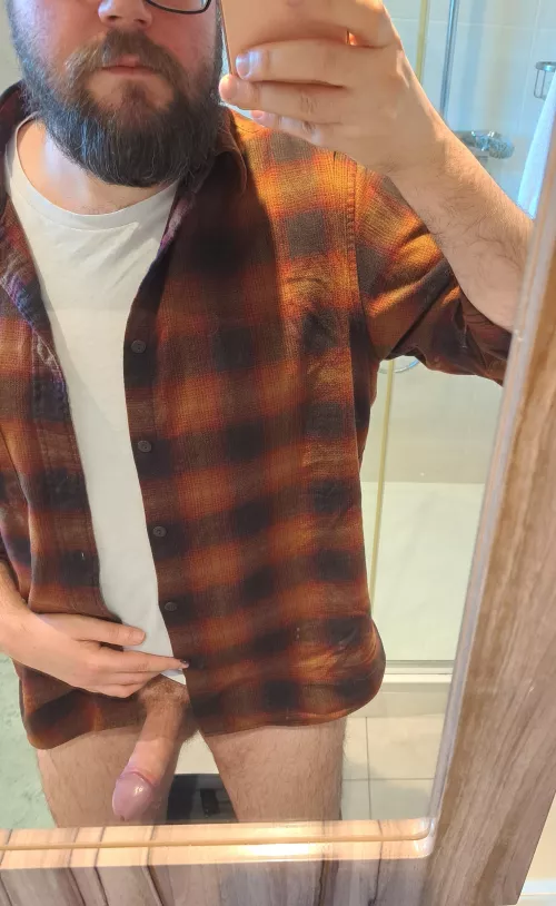 Mirror just about big enough to show both