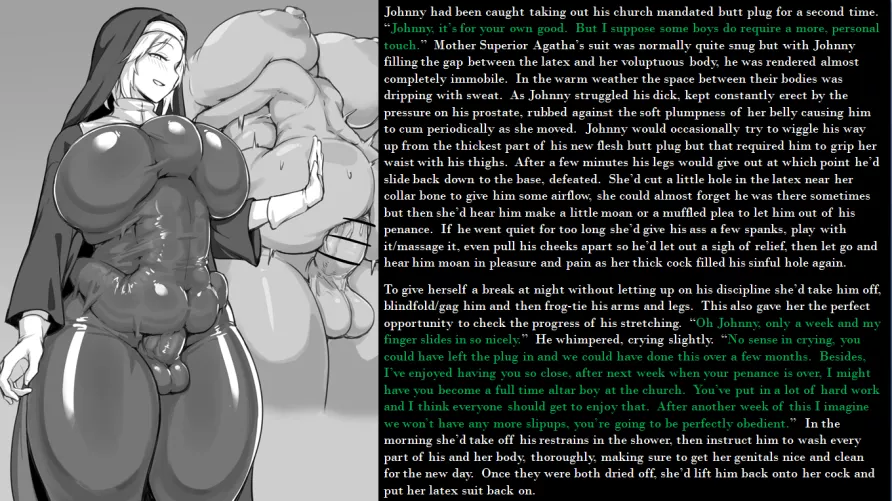 Nun's Flesh Butt Plug Encasement Punishment