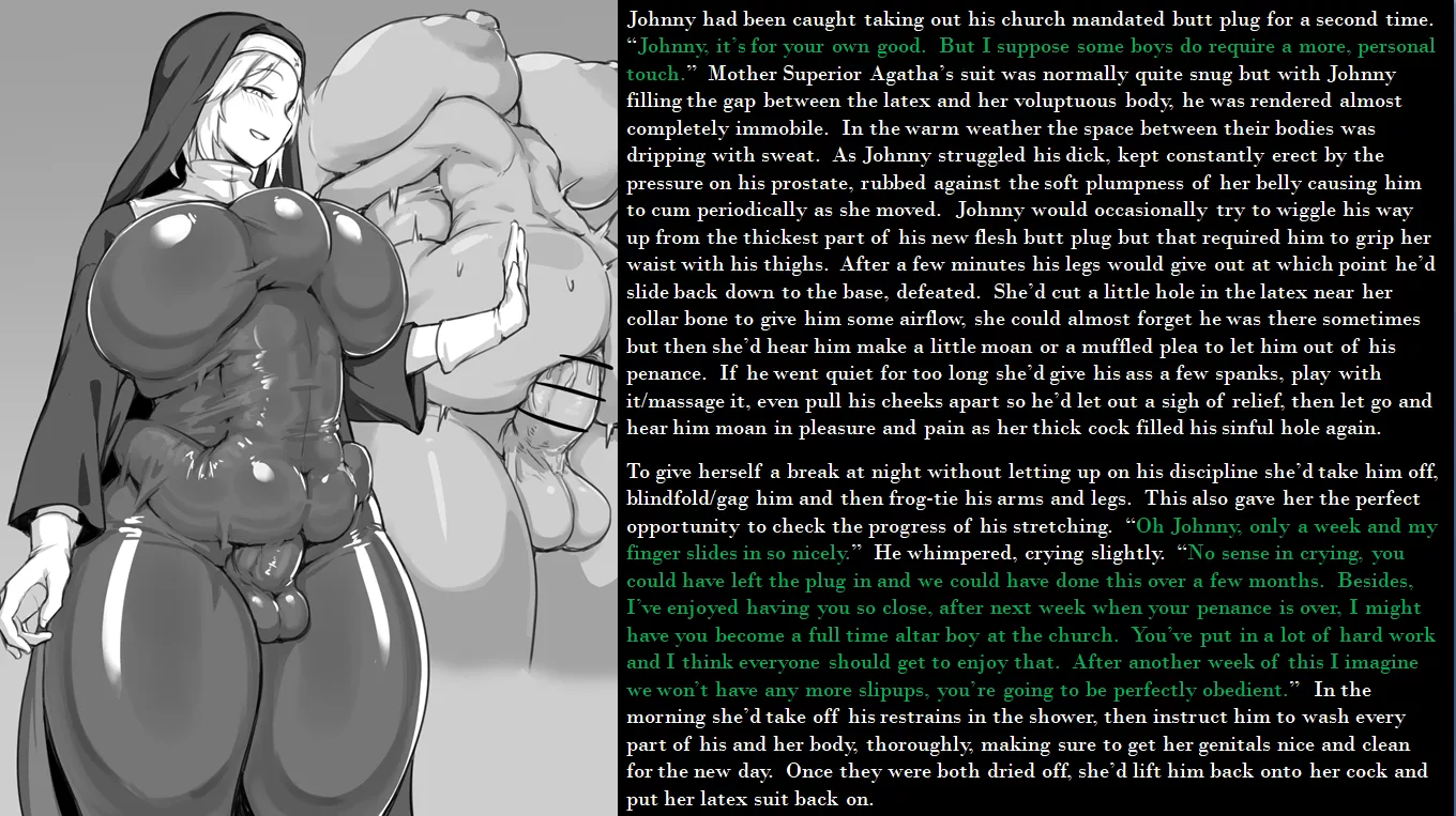 Nun's Flesh Butt Plug Encasement Punishment