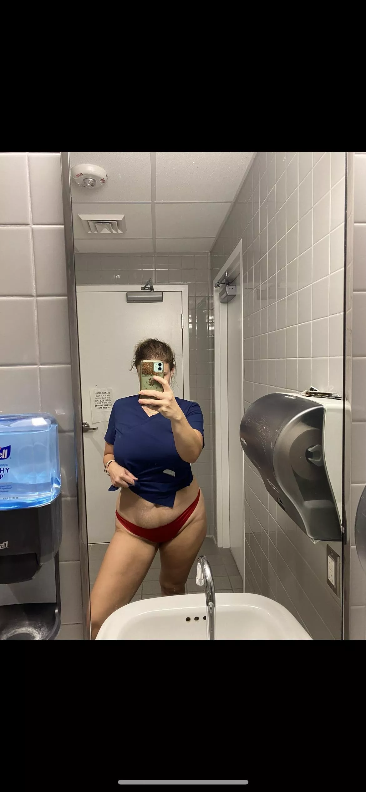 Nursing is more fun without pants