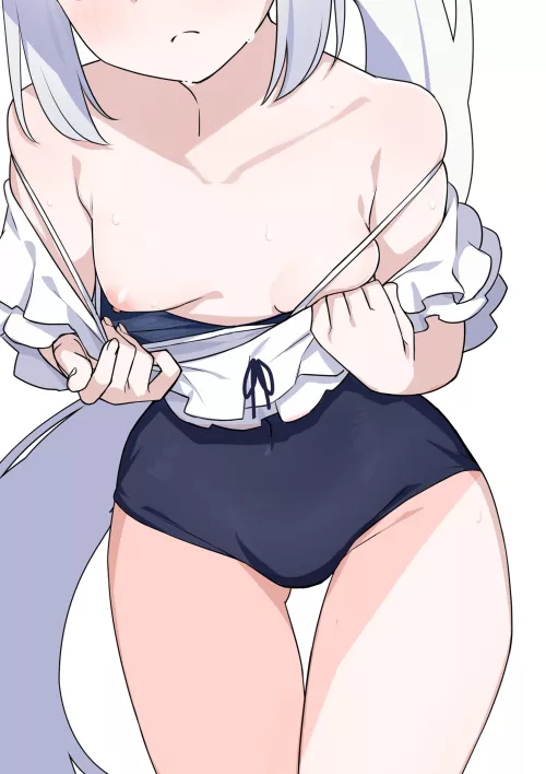 Swimsuit Miyako showing off