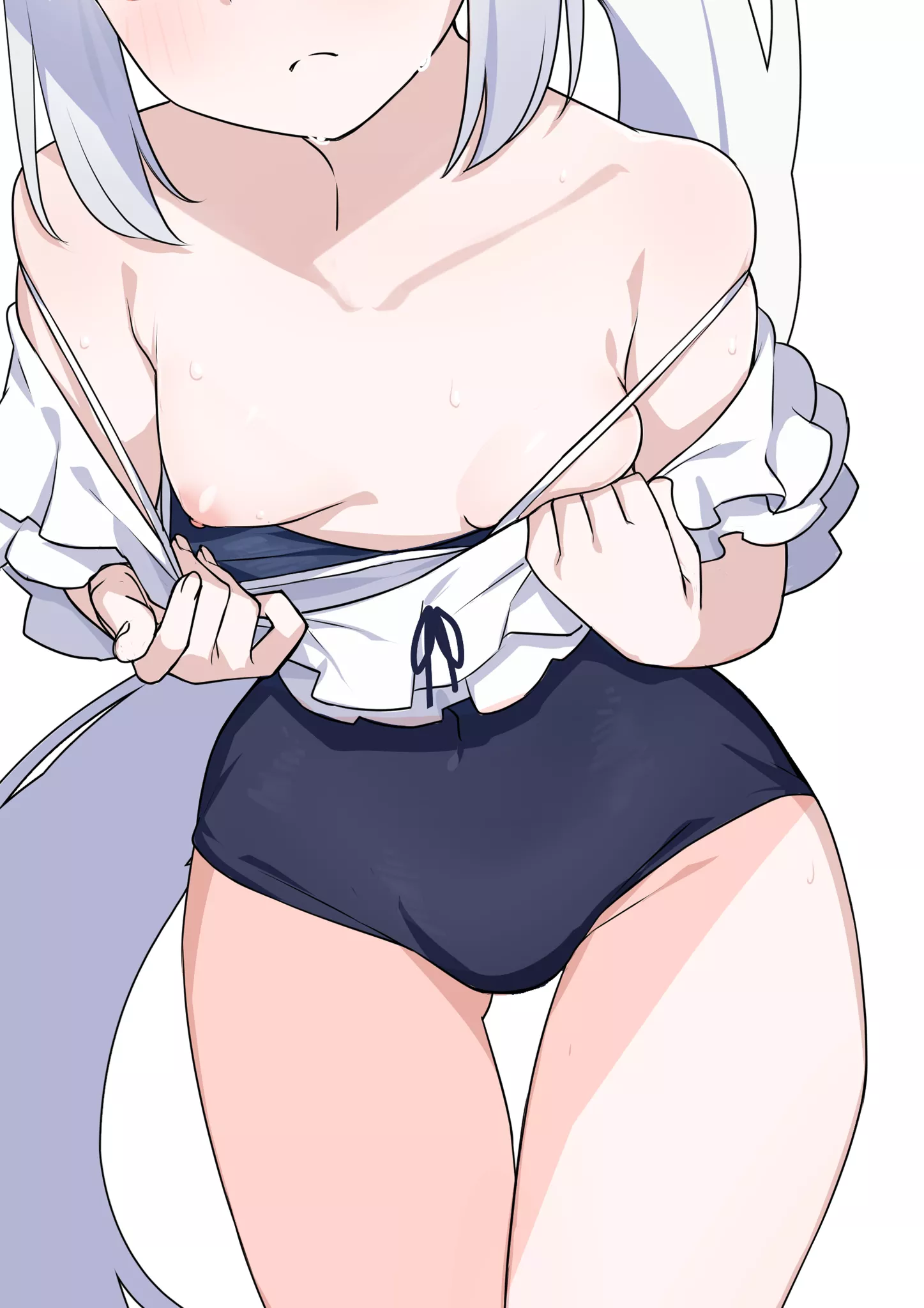 Swimsuit Miyako showing off