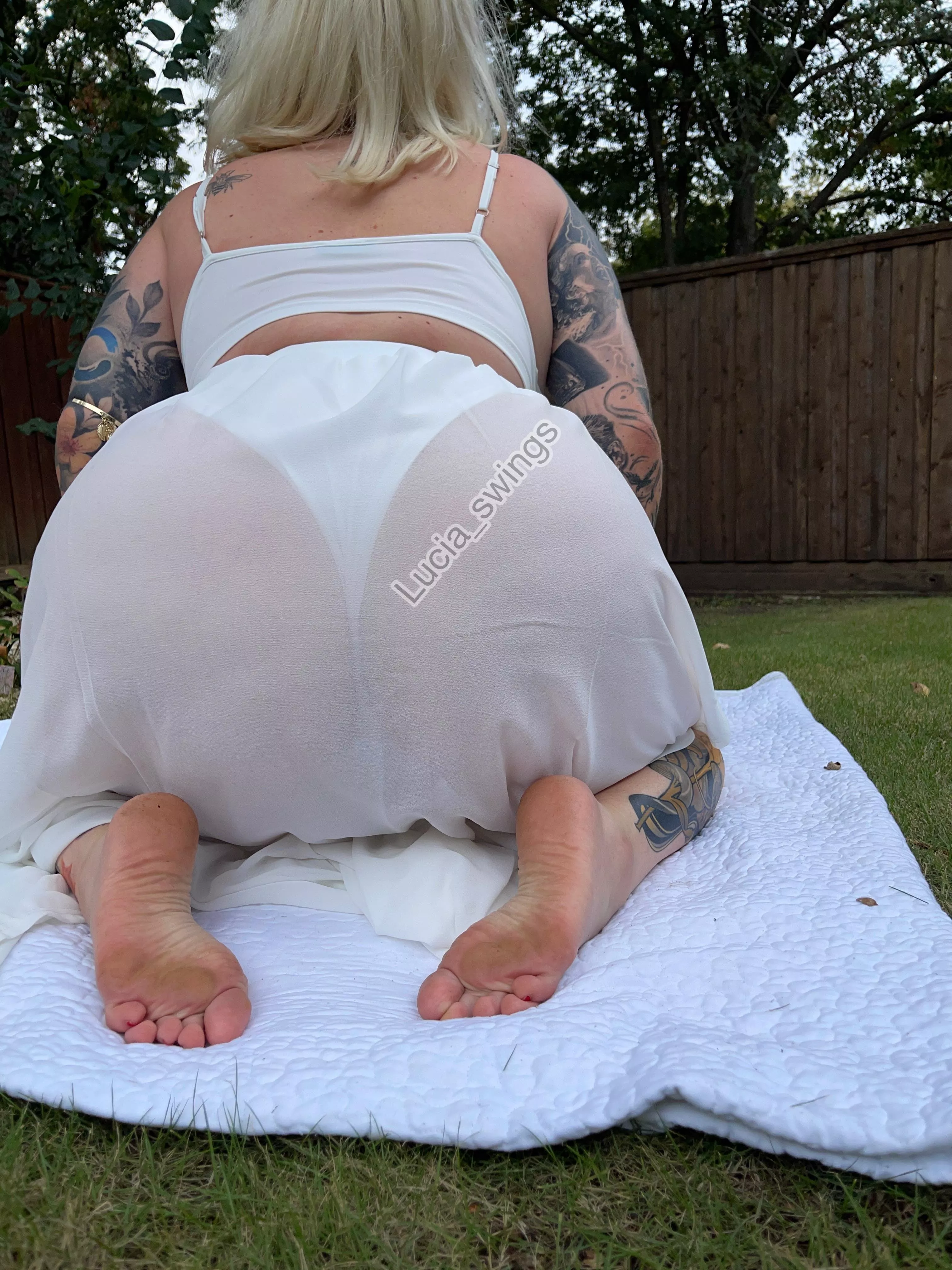 Thicker on top but kind to share the bum sometimes