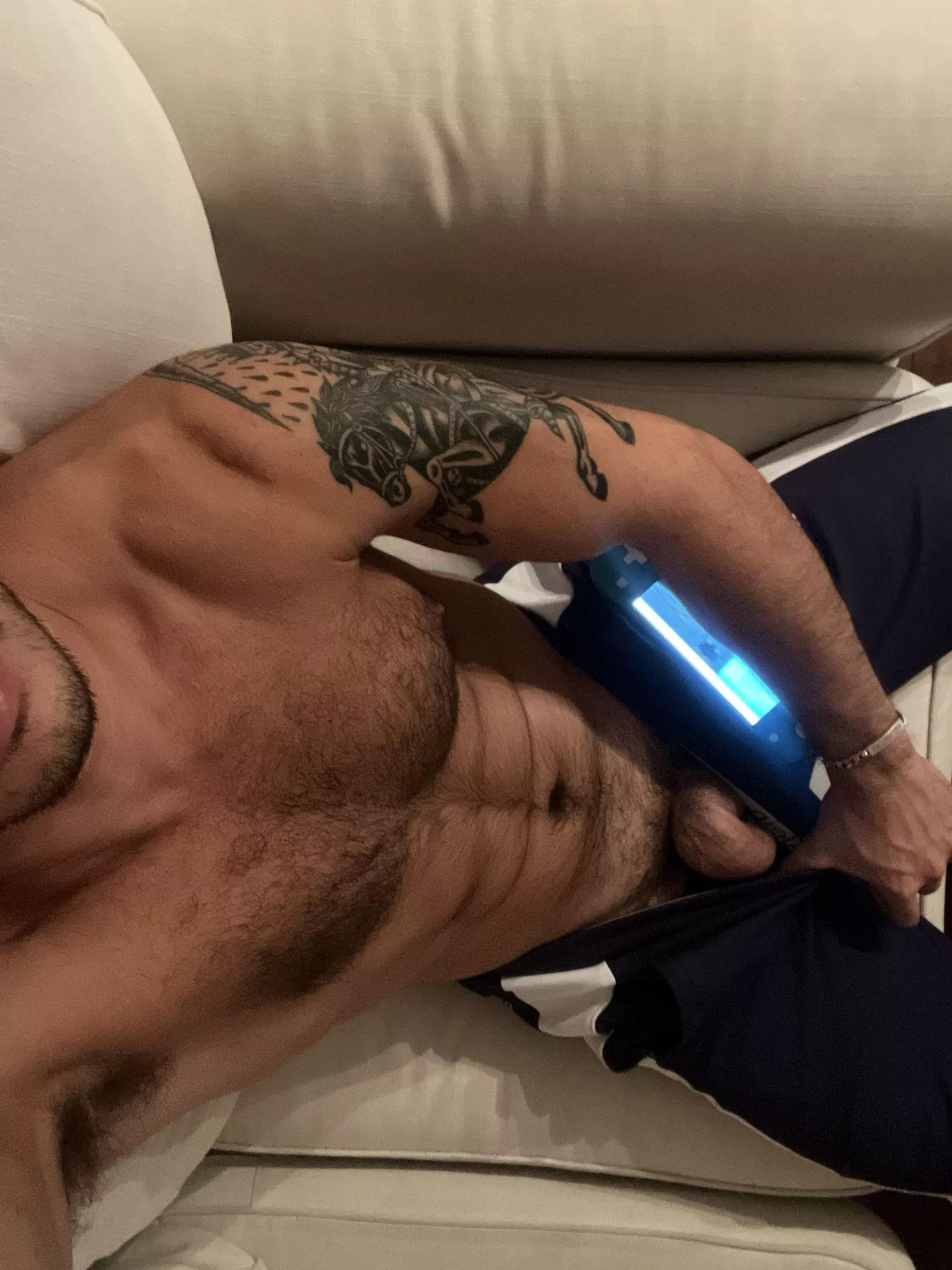 You can pull it out and suck it while I game