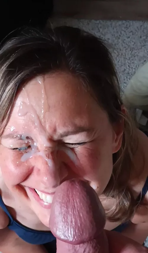 Another facial for me. He keeps me very happy.