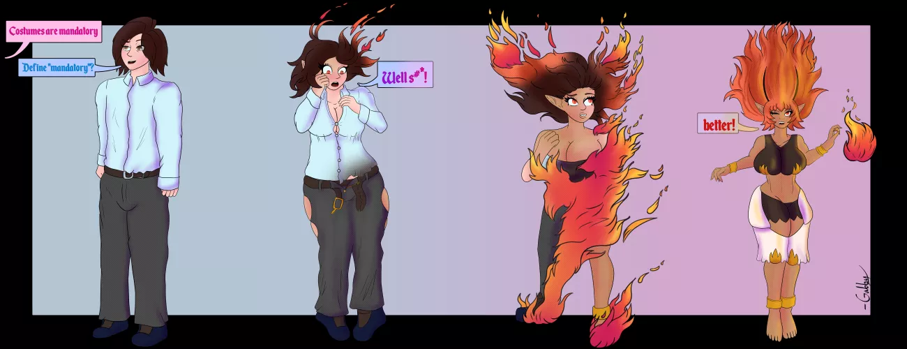Costumes Mandatory (SFW TG Sequence)
