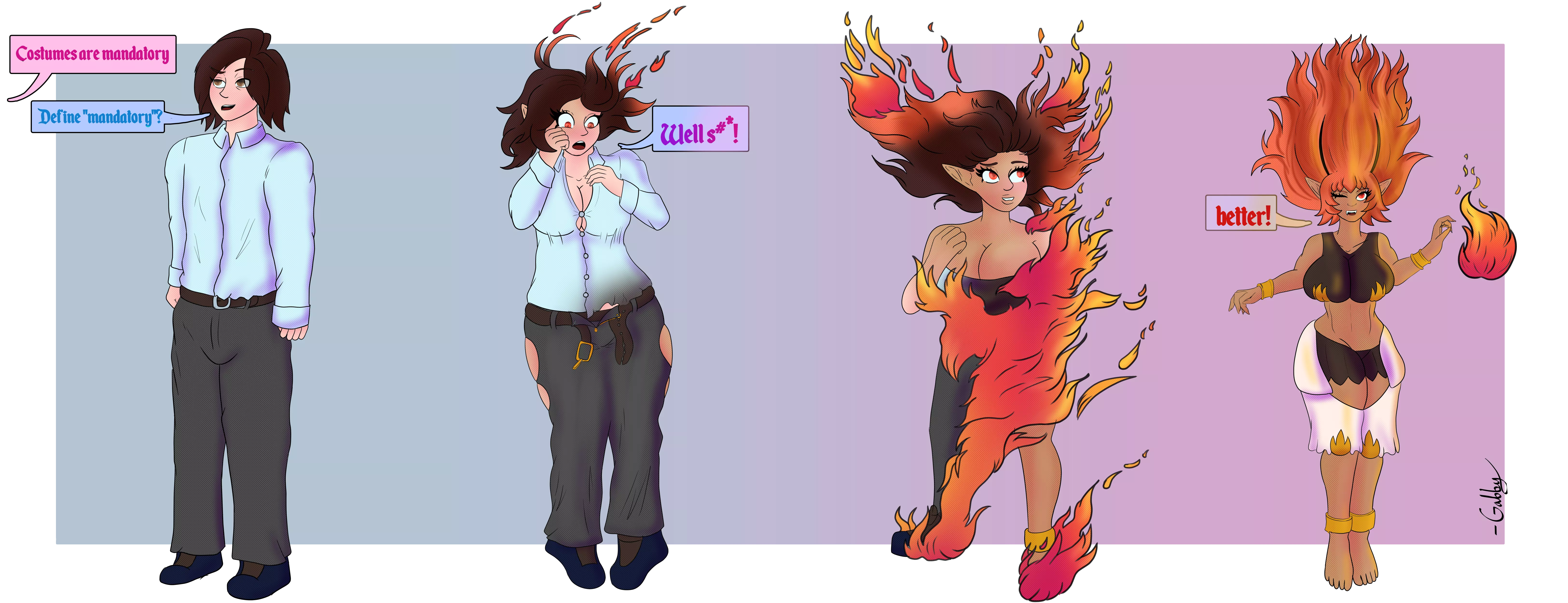 Costumes Mandatory (SFW TG Sequence)