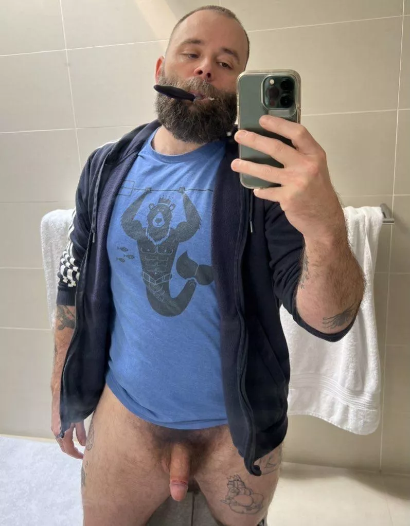 Dad says brush your teeth before bed.