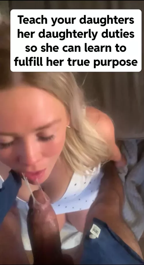 Does your daughter know her true purpose?